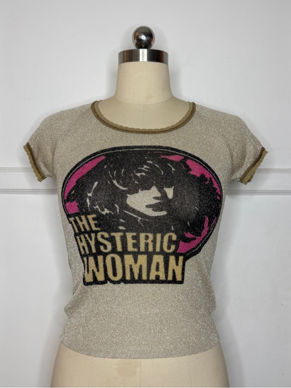 Hysteric Glamour lurex tee